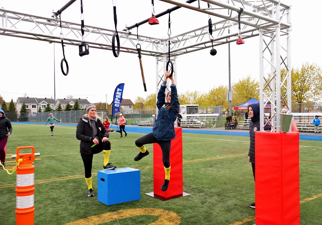 Parcours "Ninja Warrior" pour course à obstacles | 123 Ninja Go | Parcours d'obstacles mobiles | Écoles • Camps • Festivals | Kompra Bootcamp
