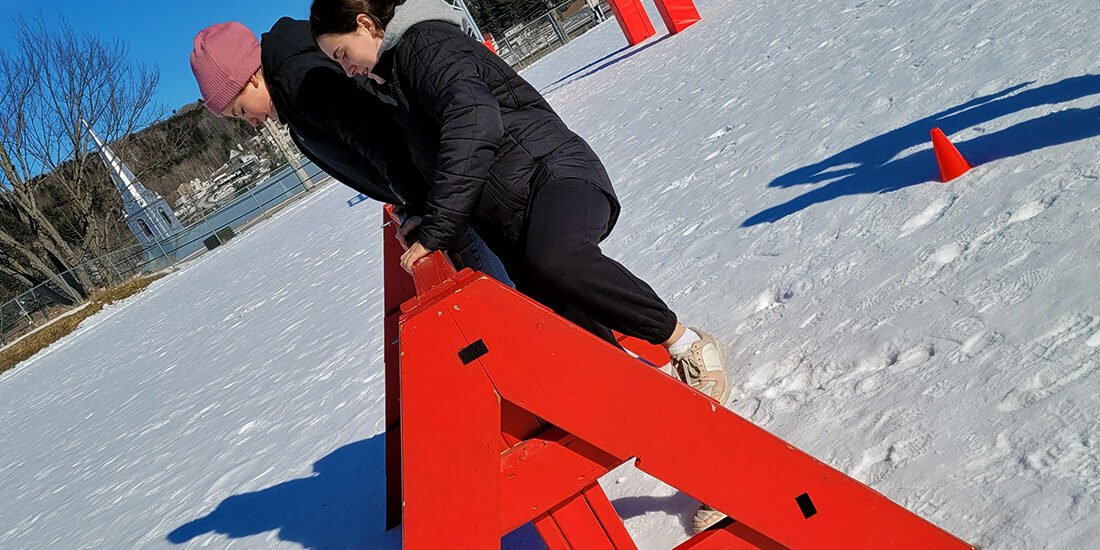 Ninja Warrior winter course | 123 Ninja Go | Mobile obstacle courses | Schools - Camps - Festivals | Kompra Bootcamp