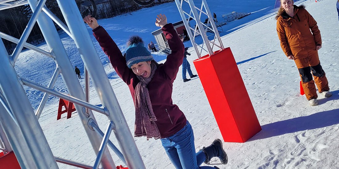 Ninja Warrior winter course | 123 Ninja Go | Mobile obstacle courses | Schools - Camps - Festivals | Kompra Bootcamp